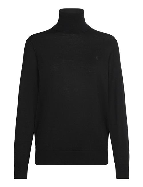 Wool Turtleneck Sweater Polo Ralph Lauren Black