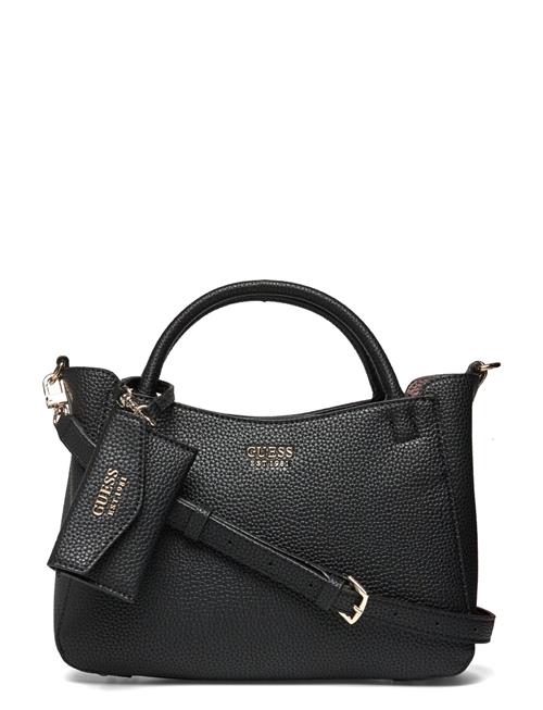 Brenton Sml Girlfriend Satchel GUESS Black