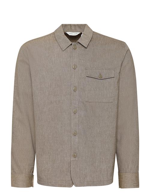 Cfaugust 0066 Linen Mix Overshirt Casual Friday Beige