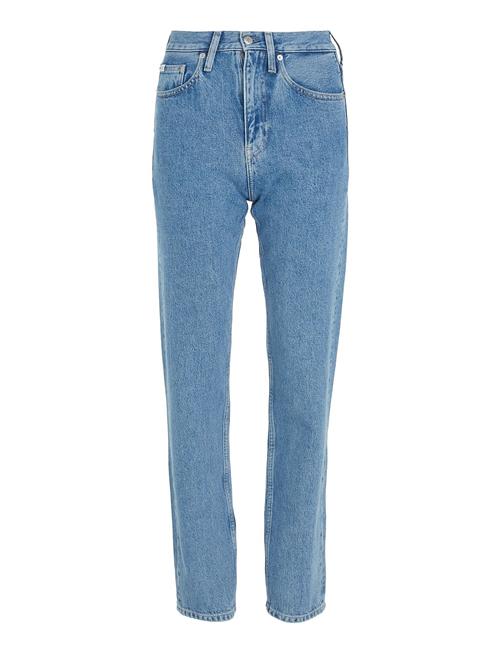 Se High Rise Straight Calvin Klein Jeans Blue ved Booztlet