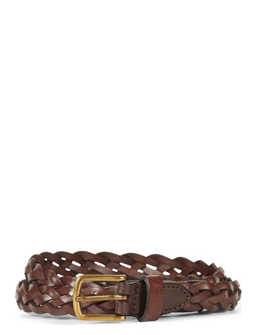 Braided Belt William Howard London Brown