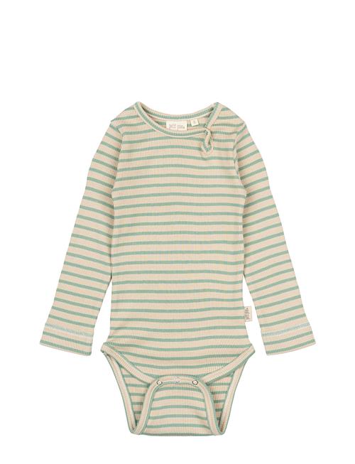 Body L/S Modal Striped Petit Piao Green