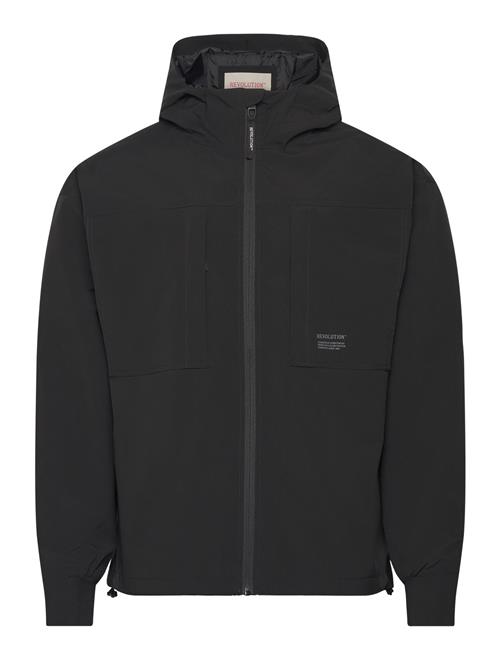 Hooded Windbreaker Revolution Black