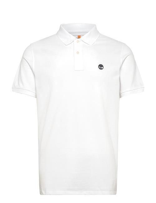 Pique Short Sleeve Polo Timberland White