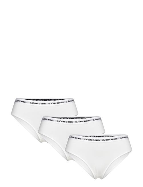 Logo Highwaist Brief 3P Björn Borg White