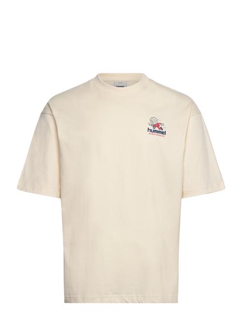 Hmlloose T-Shirt S/S Headball Hummel Beige