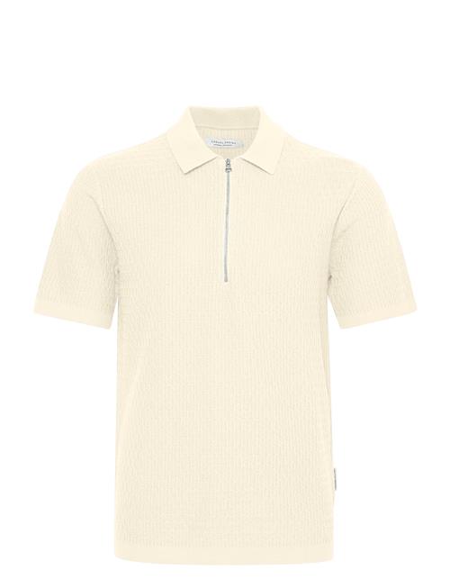 Cfjoe Ss Structured Polo Knit Casual Friday Beige