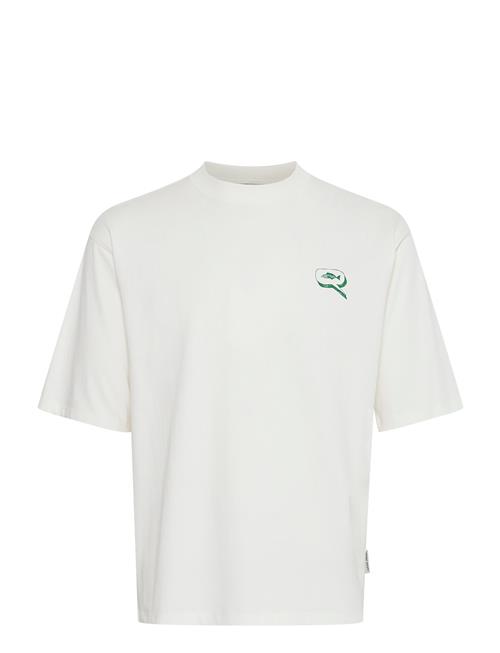 Cfconrad 0197 Relaxed Tee W. Fish P Casual Friday White