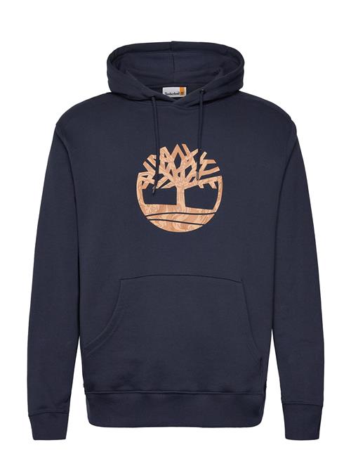 Front Camo Tree Logo Hoodie Timberland Navy