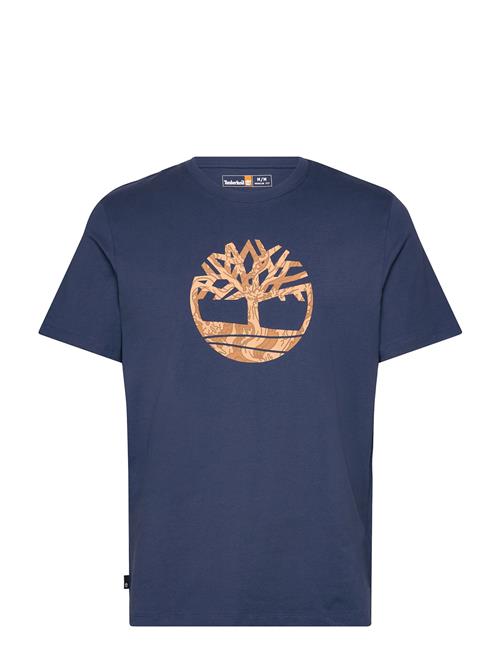 Camo Tree Logo Short Sleeve Tee Timberland Navy