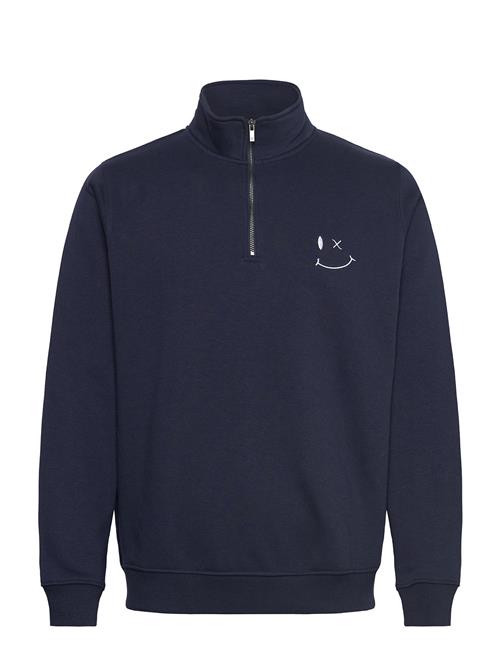 Patrick Half-Zip Sweatshirt Clean Cut Copenhagen Navy