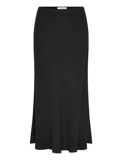 Srsamantha Midi Skirt Soft Rebels Black