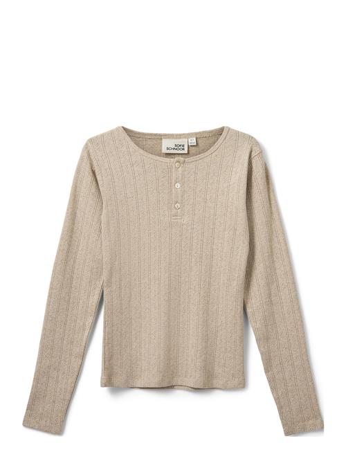 Petriciasy Pointelle Longsleeve Tee Sofie Schnoor Young Beige