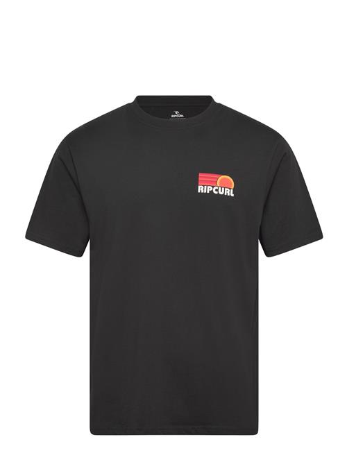 Surf Revival Stacked Tee Rip Curl Black