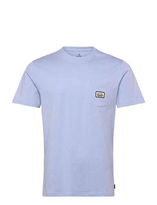 Surf Paradise Badge Tee Update Rip Curl Blue