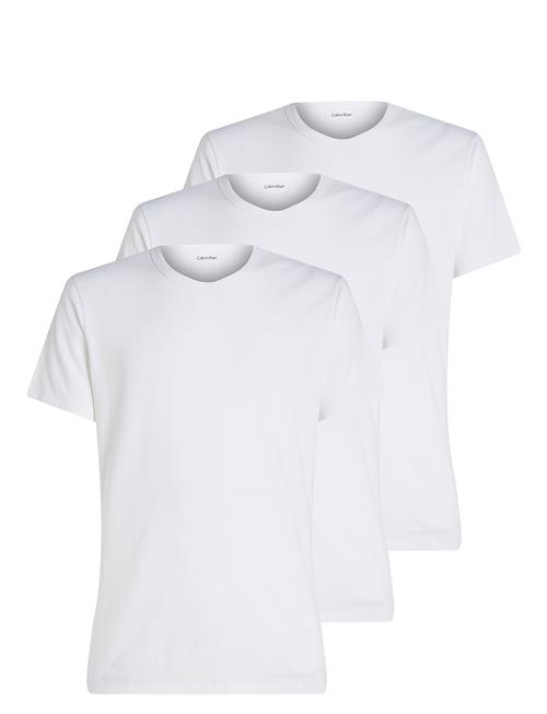 S/S Crew Neck 3Pk Calvin Klein White