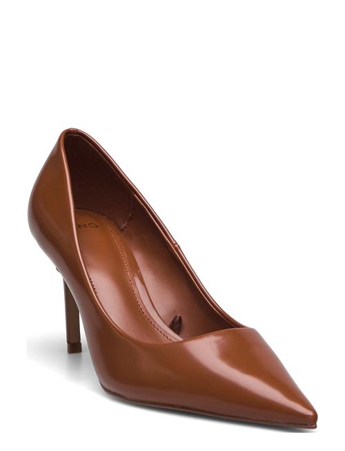 High-Heeled Shoes Mango Brown