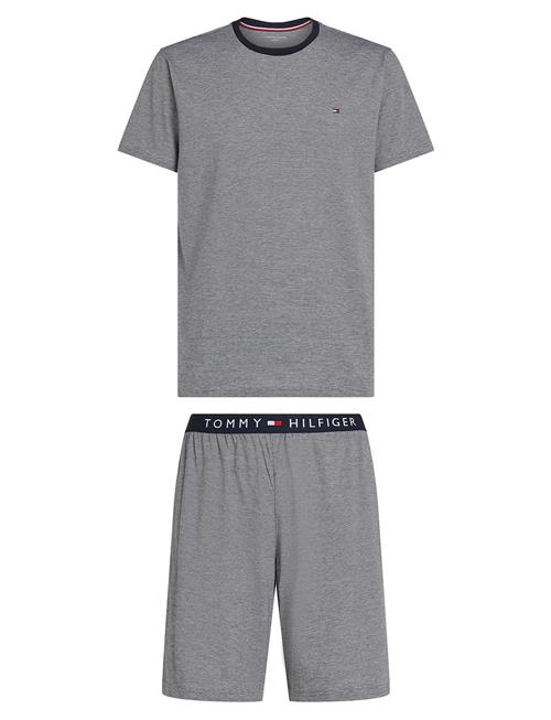 Ss Jersey Pj Set Stripes Tommy Hilfiger Grey