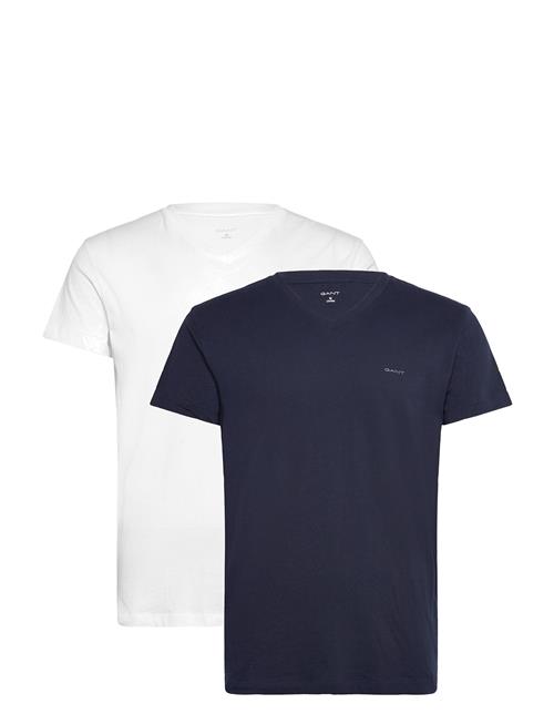 V-Neck T-Shirt 2-Pack GANT Patterned