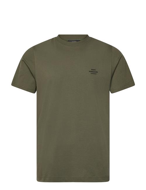 Cotton Jersey Frode Emb Logo Tee Mads Nørgaard Khaki