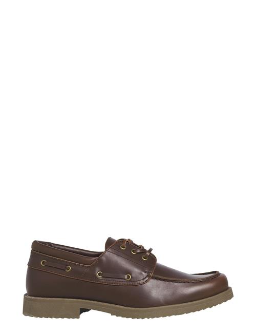 Jack & Jones Jfwdartmoor Pu Boat Shoe Jack & J S Brown