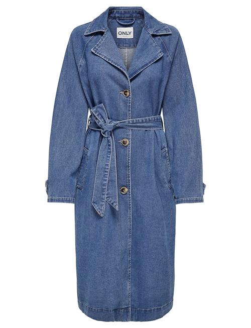 Onlmalou Belted Trench Dnm Gua Fw ONLY Blue