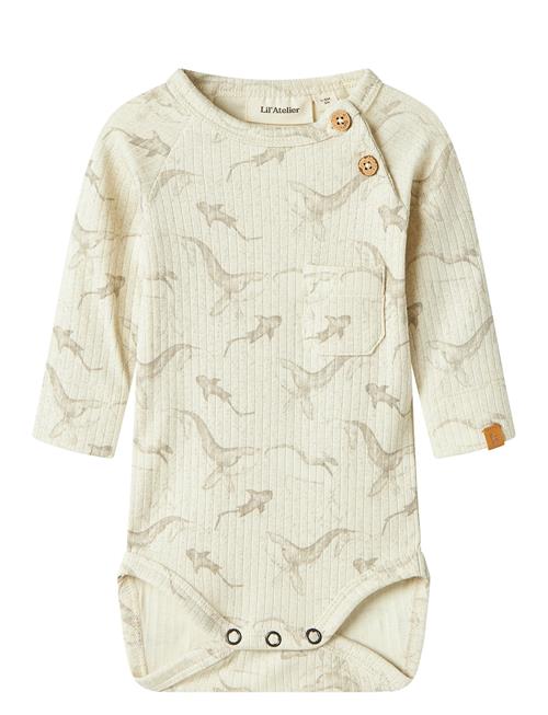 Nbmgio Bop Ls Slim Body Lil Lil'Atelier Beige