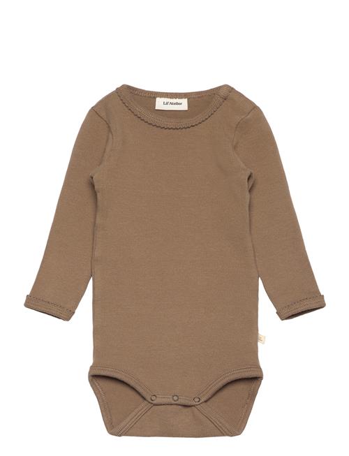 Nbfthoro Hif Ls Slim Body Lil Lil'Atelier Brown