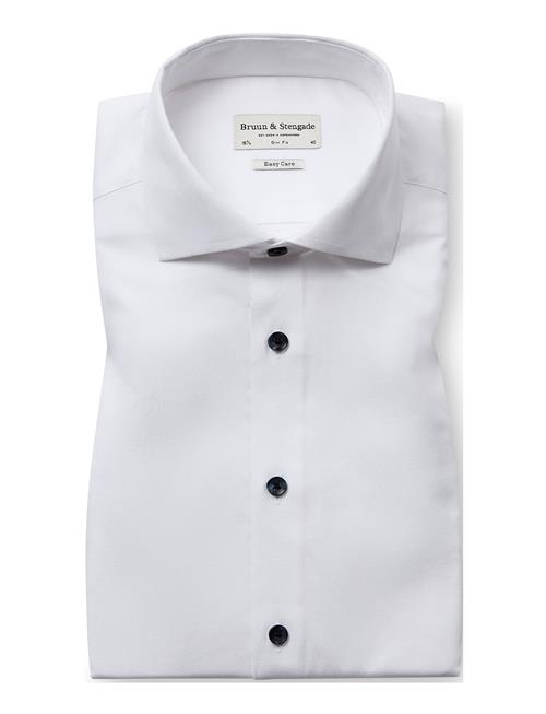 Bs Zhang Slim Fit Shirt Bruun & Stengade White