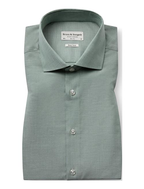 Bs Tiafoe Slim Fit Shirt Bruun & Stengade Green