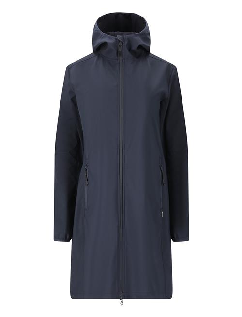 Luango W Long Softshell Jacket Whistler Navy