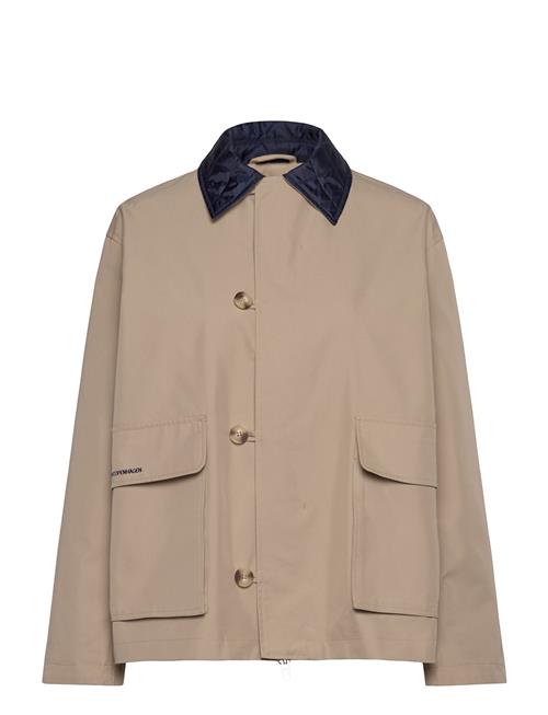 Cotton Tech Daisy Jacket Mads Nørgaard Beige