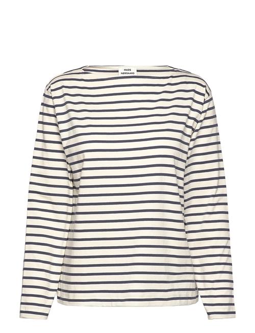 Soft Single Silke Tee Ls Mads Nørgaard Blue