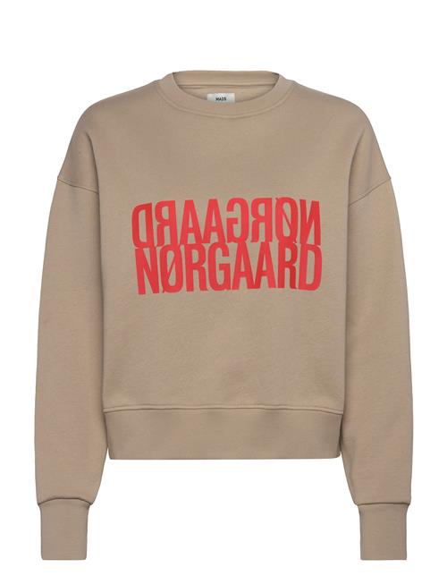 Organic Sweat Tilvina Sweatshirt Mads Nørgaard Beige