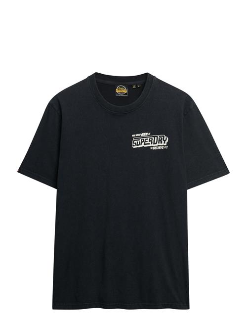 B-Movie Graphic Loose Tee Superdry Black