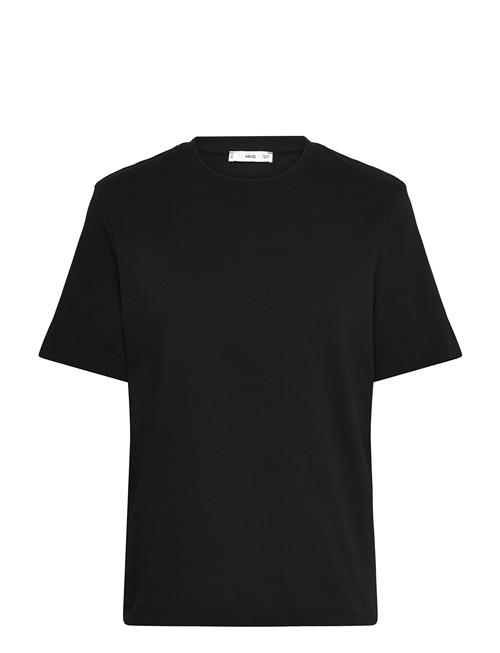 Short-Sleeved Cotton T-Shirt Mango Black