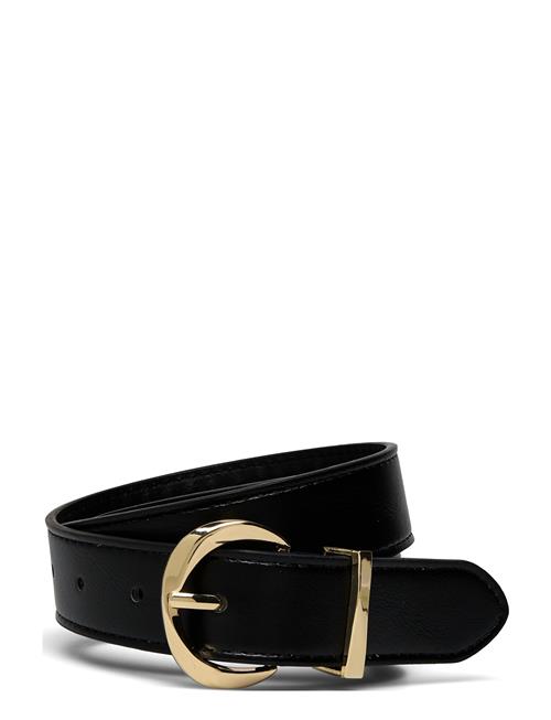 Oval Buckle Belt Mango Black