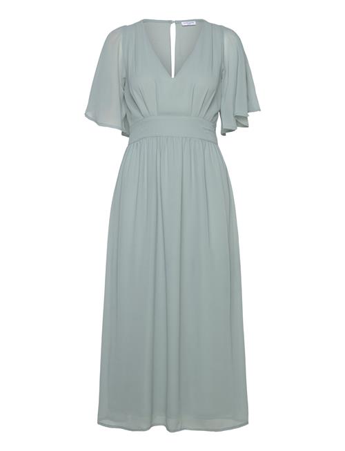 Butterfly Sleeve Midi Dress Bubbleroom Blue