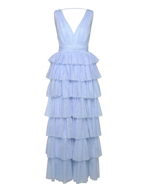 Tulle Frill Gown Bubbleroom Blue