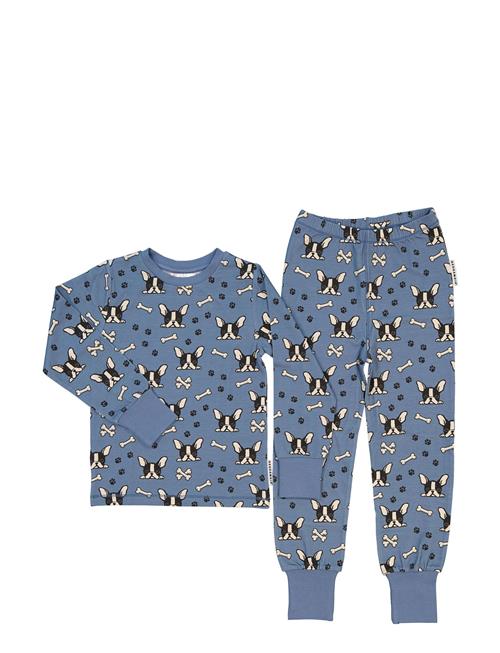 Bamboo Two Piece Pyjamas Geggamoja Blue