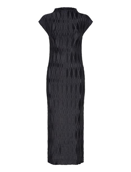 Moira Pleated Dress French Connection Navy