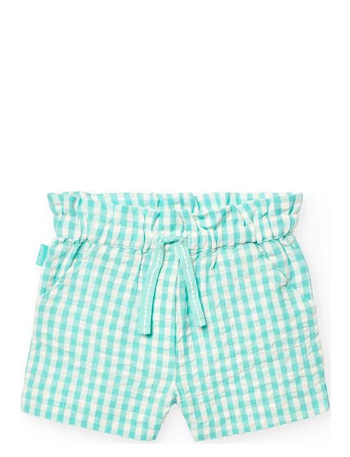 Poplin Bermuda Shorts Check Boboli Green