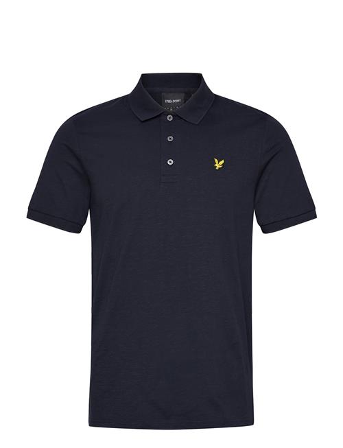 Slub Polo Shirt Lyle & Scott Navy