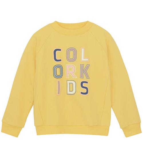 Color Kids Sweatshirt - Banana Cream m. Print