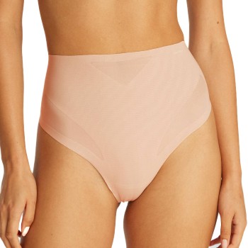 Calvin Klein Trusser Underwear Shaping Thong Beige Large Dame