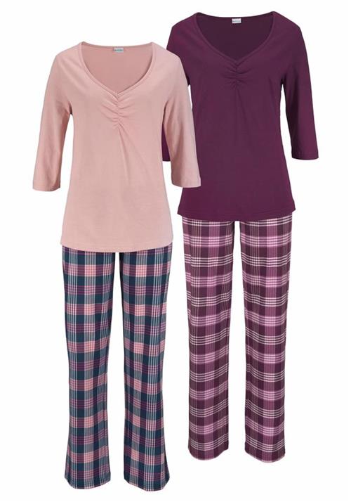 PETITE FLEUR Pyjamas  natblå / lyserød / bordeaux