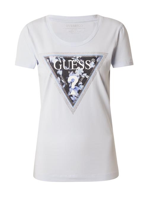 GUESS Shirts  pastelblå / lyseblå / sort / sølv