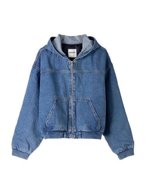 Bershka Overgangsjakke  blue denim