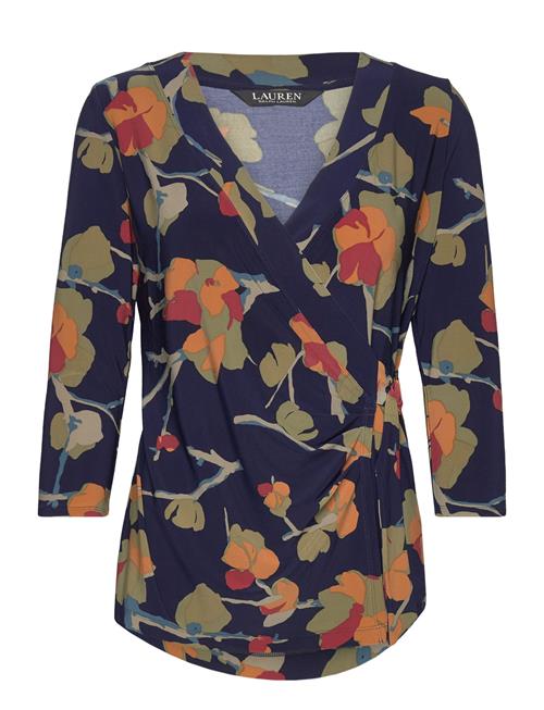 Floral Stretch Jersey Top Lauren Ralph Lauren Patterned