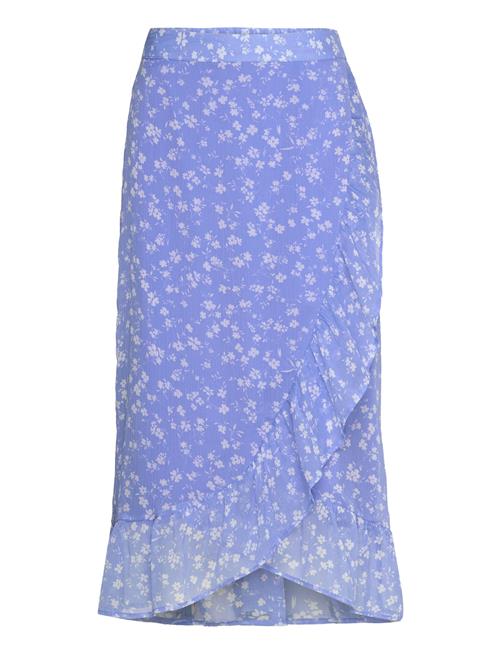 Vmsmilla H/W Wrap Skirt Wvn Ga Vero Moda Blue